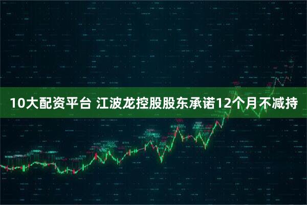 10大配资平台 江波龙控股股东承诺12个月不减持